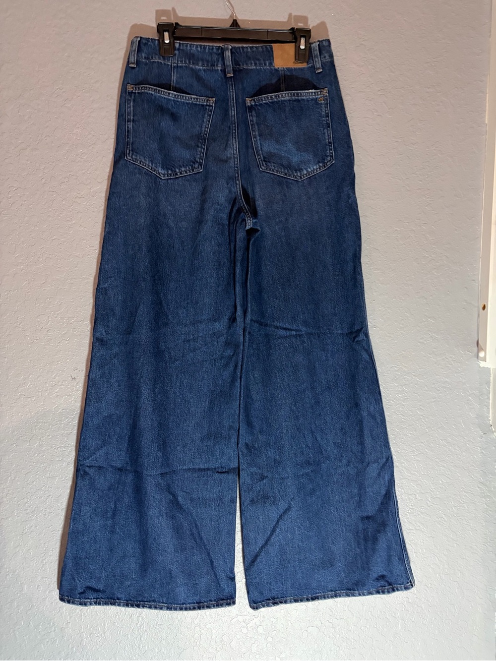 Madewell Wide Sweep Trouser Jeans Size 28 High Rise Wide Leg - Picture 4 of 6